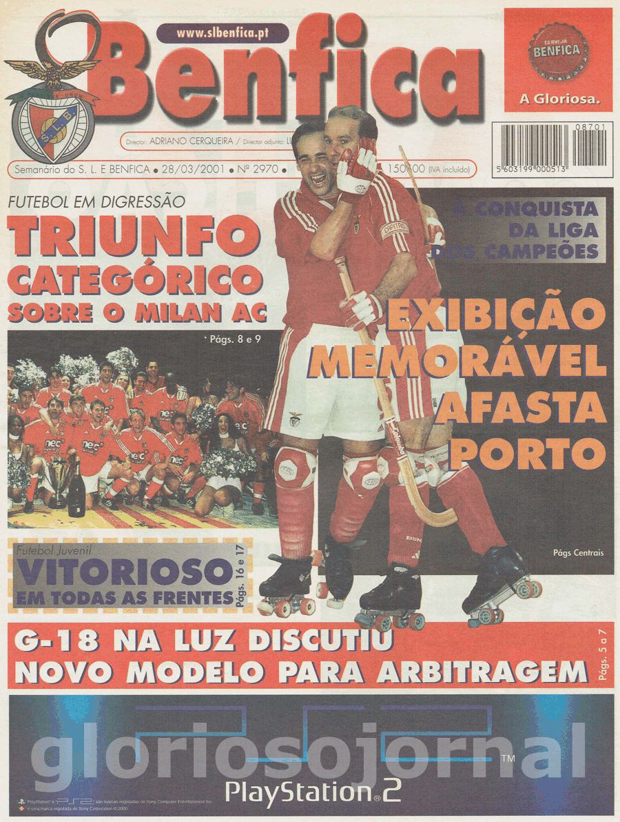 jornal o benfica 2970 2001-03-28